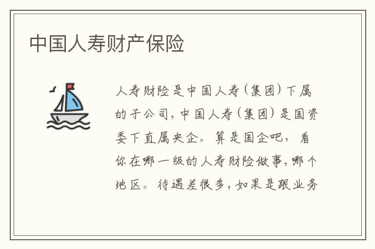 中国人寿财产保险