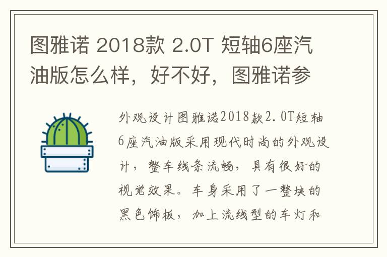 图雅诺 2018款 2.0T 短轴6座汽油版怎么样，好不好，图雅诺参数配置