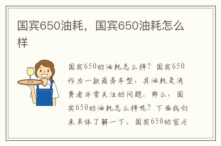 国宾650油耗，国宾650油耗怎么样